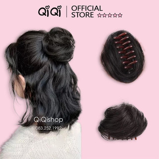 Búi tóc giả kẹp càng cua thời trang qiqishop