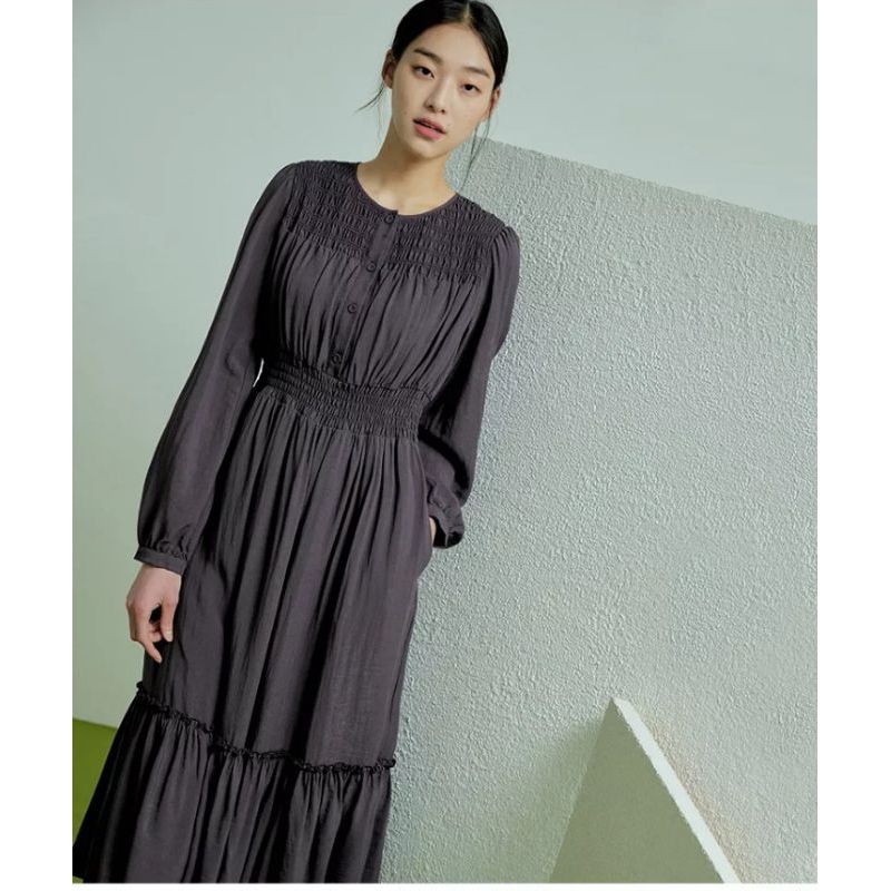 Đầm midi xuất Hàn