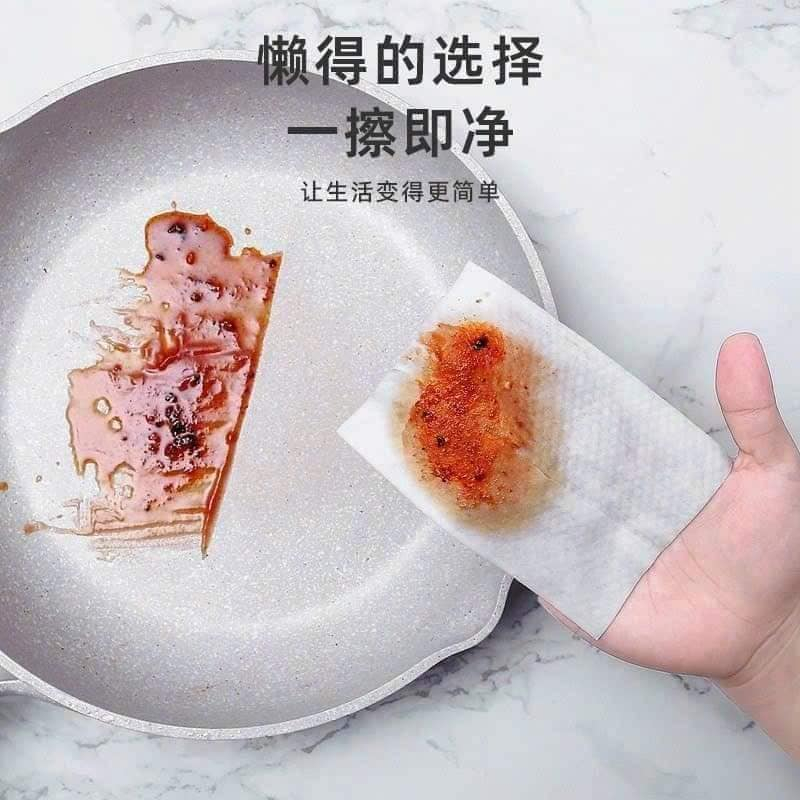 Khăn ướt Lau bếp đa năng 1 gói 80 miếng Siêu tiết kiệm