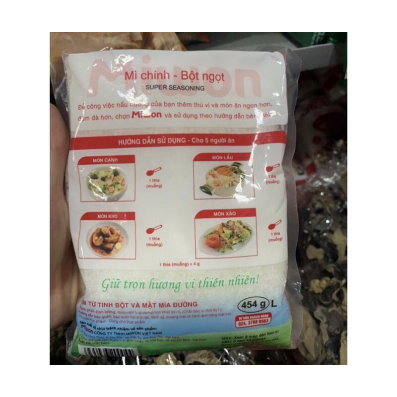 Mì chính Miwon loại 454-1kg