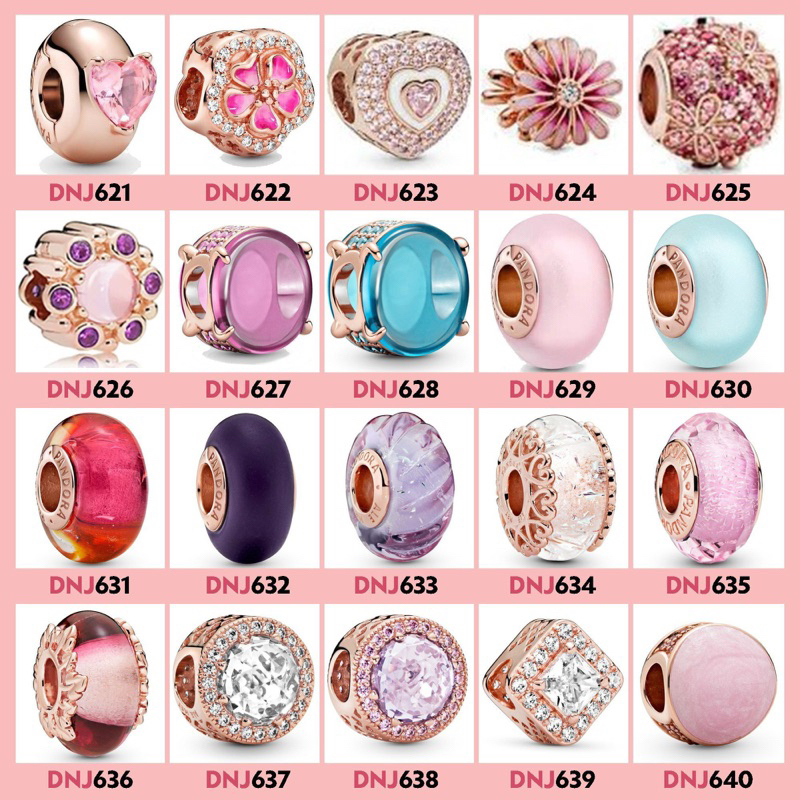 Charm bạc 925 màu rose gold