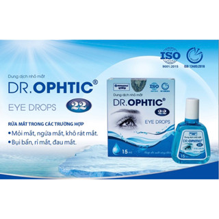 DUNG DỊCH NHỎ MẮT DR.OPHTIC - Giúp Đôi Mắt Sáng khoẻ, giảm mỏi mắt