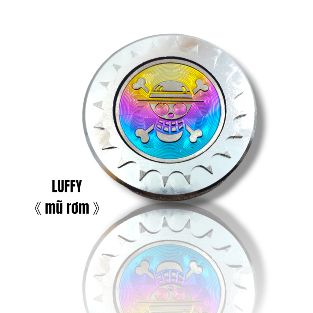 NẮP XĂNG RĂNG CƯA, ONE PICE ,LUFFY MŨ RƠM, KADDO, KID, LAW, BOA HANCOOK, RÂU TRẮNG