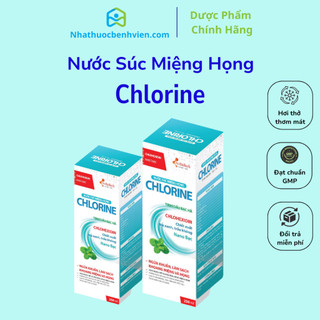 Nước súc miệng họng Chlorine 250ml hơi thở thơm mát, ngăn ngừa viêm lợi, sâu răng, chảy máu chân răng - N-Biotech 250ml