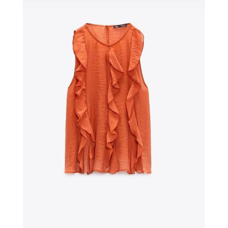 Áo sát nách, chất voan, ZARA AUTH