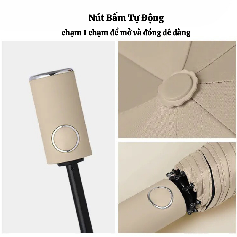 Dù Che Mưa XUKA Chống Tia UV Bảo Vệ Da 20 Nan Tự Động