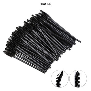 Set 5/10/20 cây cọ chải lông mi, lông mày dùng một lần có thể uốn cong, Cọ trang điểm mắt màu đen, dài 10cm - hickies