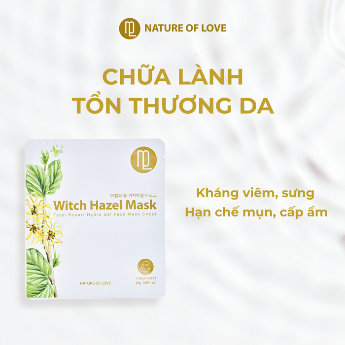 WITCH HAZEL MASK MẶT NẠ PHỤC SINH CHO DA MỤN SẸO, KÍCH ỨNG & THƯƠNG TỔN