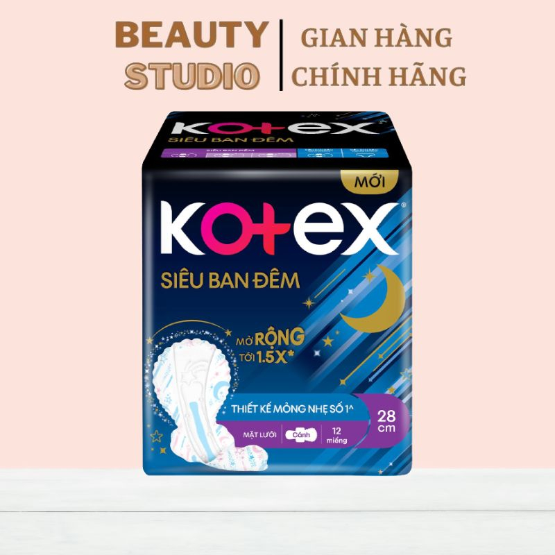 Băng Vệ Sinh Kotex Gói Siêu Tiết Kiệm 20 Miếng/ 12 Miếng/ 8 Miếng