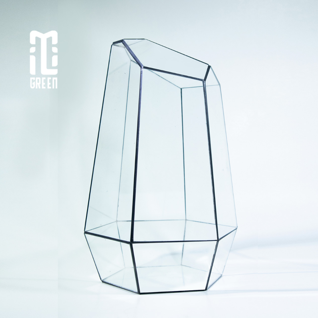 Bình kính Terrarium, Bể kính Terrarium, Bể kính, Trang trí Terrarium, Setup bàn làm việc, Kính tự lắp  PT18