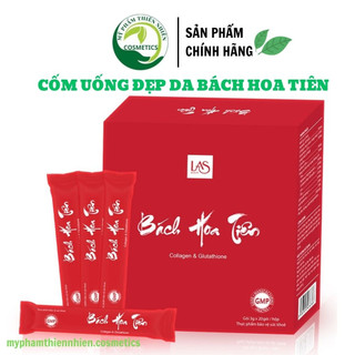 Bách hoa tiên Las beauty làm sáng đẹp da bổ sung dưỡng chất cho da được cải thiện hộp 20 gói