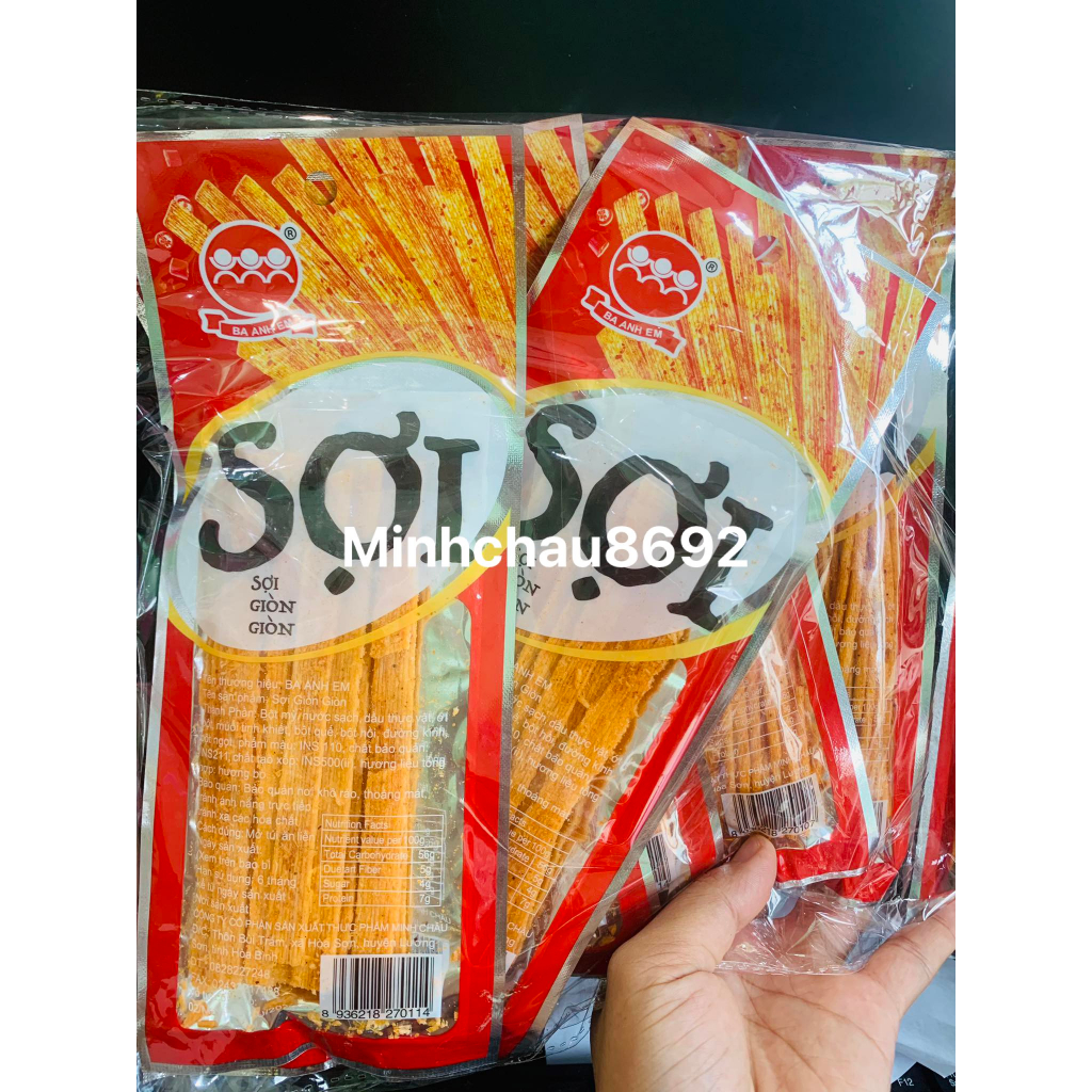 Snack sợi giòn cay ngon ngon  - Một gói