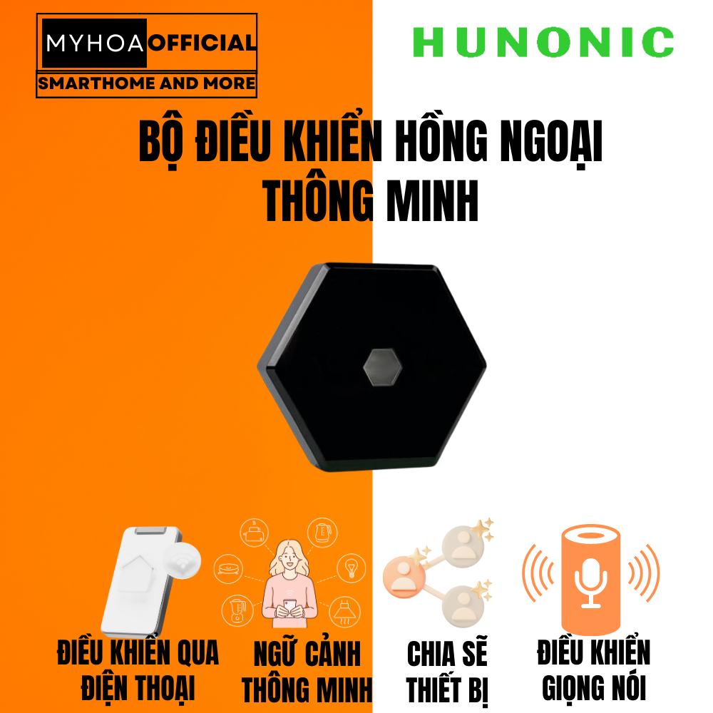Bộ điều khiển hồng ngoại thiết bị tivi, điều hoà, dàn âm thanh, đầu KTS, quạt… từ xa qua điện thoại | -2022