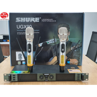 Micro không dây shure ugx 90 tụ to nhập khẩu chính hãng, micro karaoke chống hú - cty thiên phúc