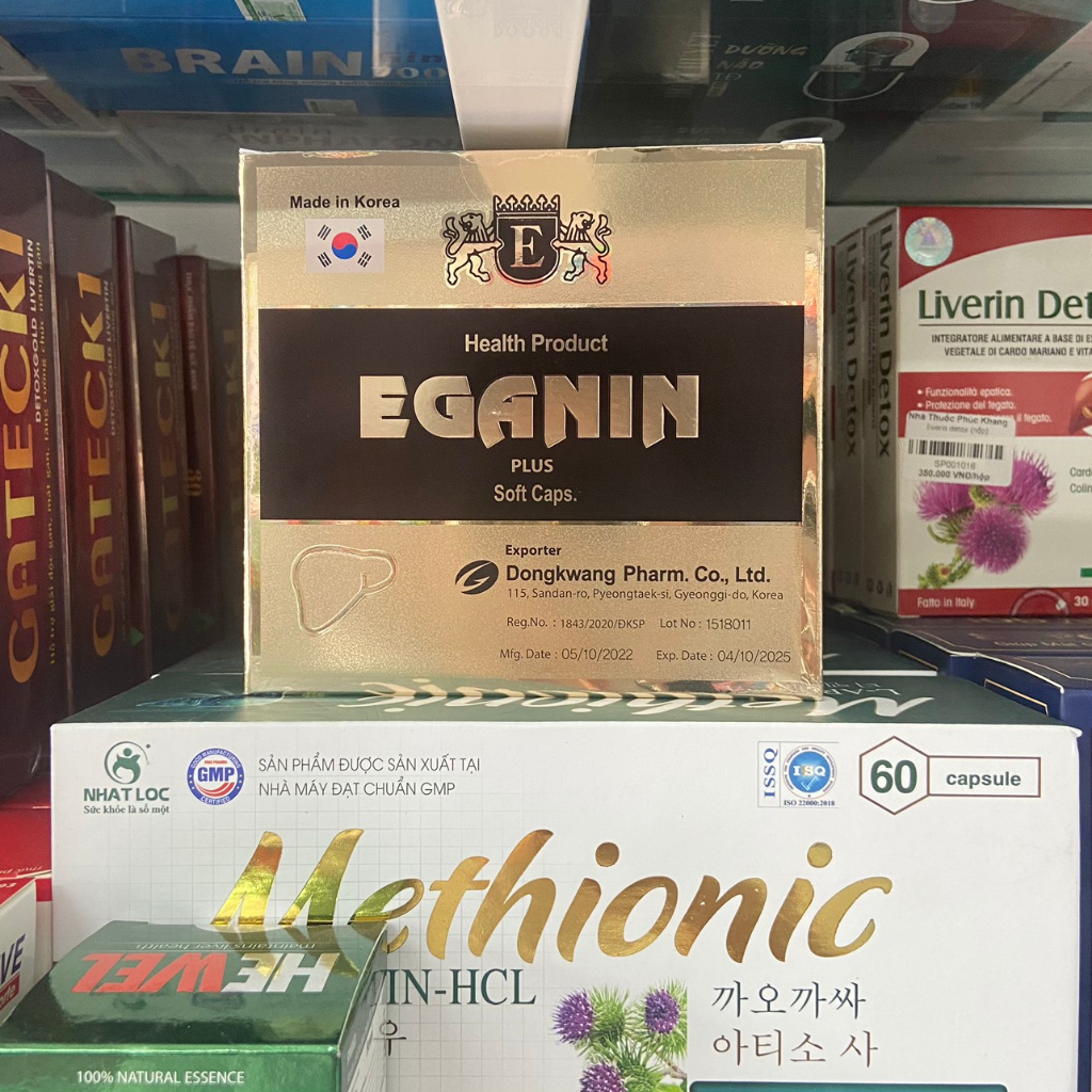 Viên nang mềm EGANIN Plus tăng cường chức năng gan