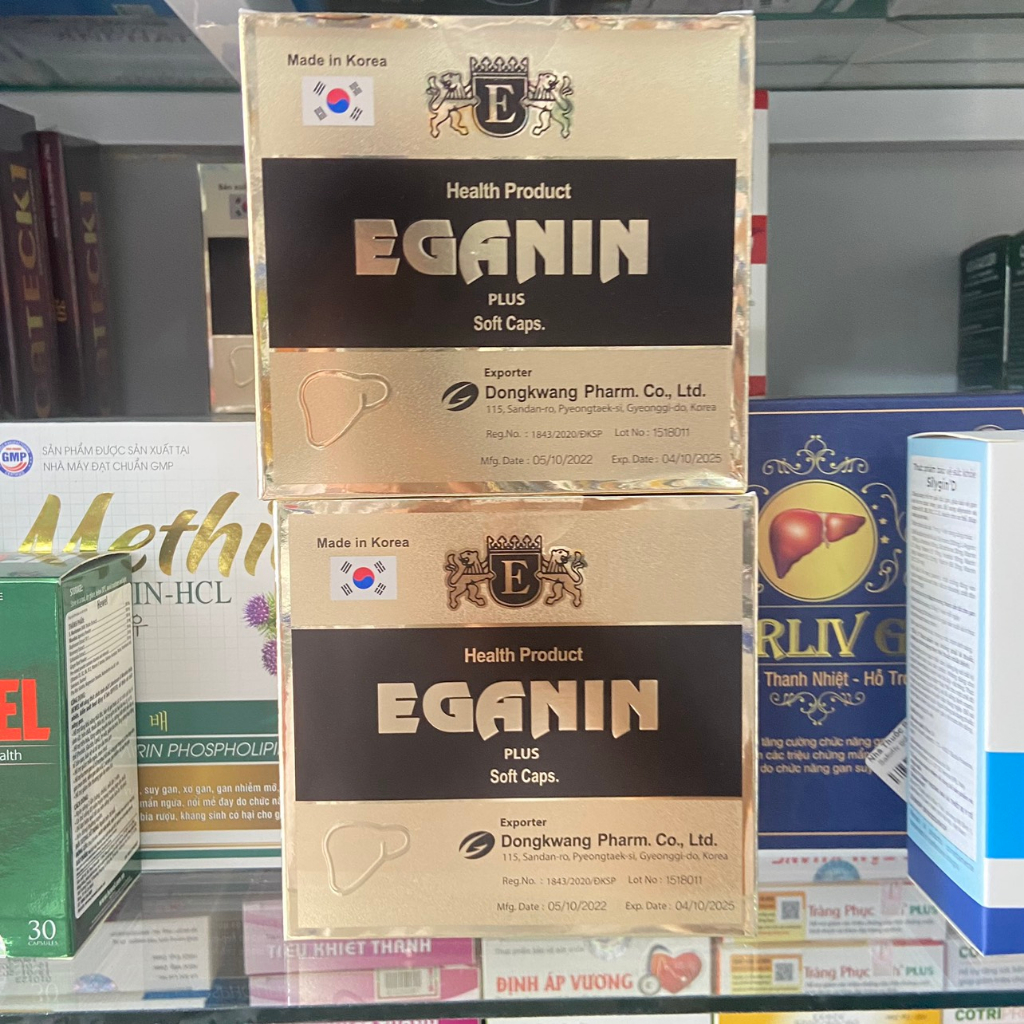 Viên nang mềm EGANIN Plus tăng cường chức năng gan