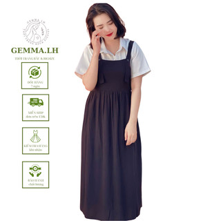 Yếm lẻ bầu  GEMMA.LH phong dáng babidolll vải mát. có size từ 45kg đến 130kg(y4)