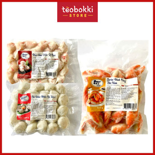 Surimi hình càng tôm hùm, cua viên, viên thả lẩu nhập khẩu Thái Lan
