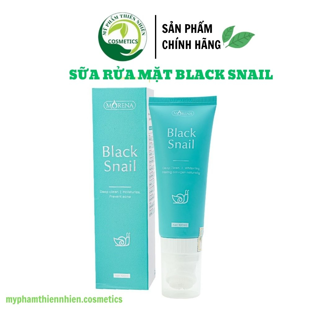 Sữa rửa mặt Black Snail Morena Huyền phi 100ml