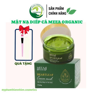 Mặt nạ trắng da diếp cá tái sinh Meea Organic, ngừa mụn, dưỡng trắng da, mờ thâm nám, chống lão hoá da 120g