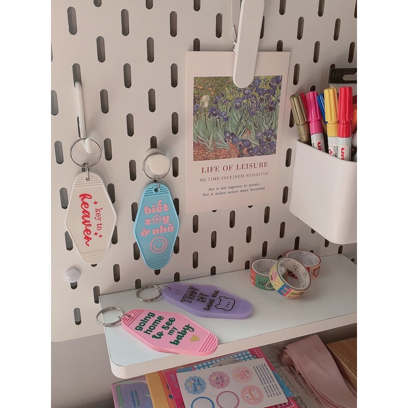 Móc khoá hotelkeychain handmade theo yêu cầu