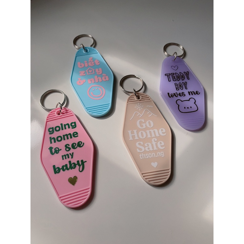 Móc khoá hotelkeychain handmade theo yêu cầu