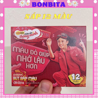 Sáp tô màu , sáp màu 12 màu mic