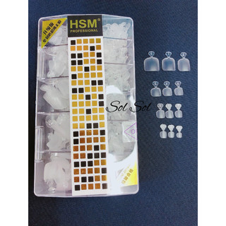 Hộp móng úp chân ngắn hsm - vuông nhám trong