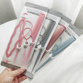 Set 4 dụng cụ hỗ trợ tạo kiểu tóc #10k - Set dụng cụ hỗ trợ tạo kiểu tóc 4 món bao gồm: 2 dụng cụ búi tỏi lớn và nhỏ, 1