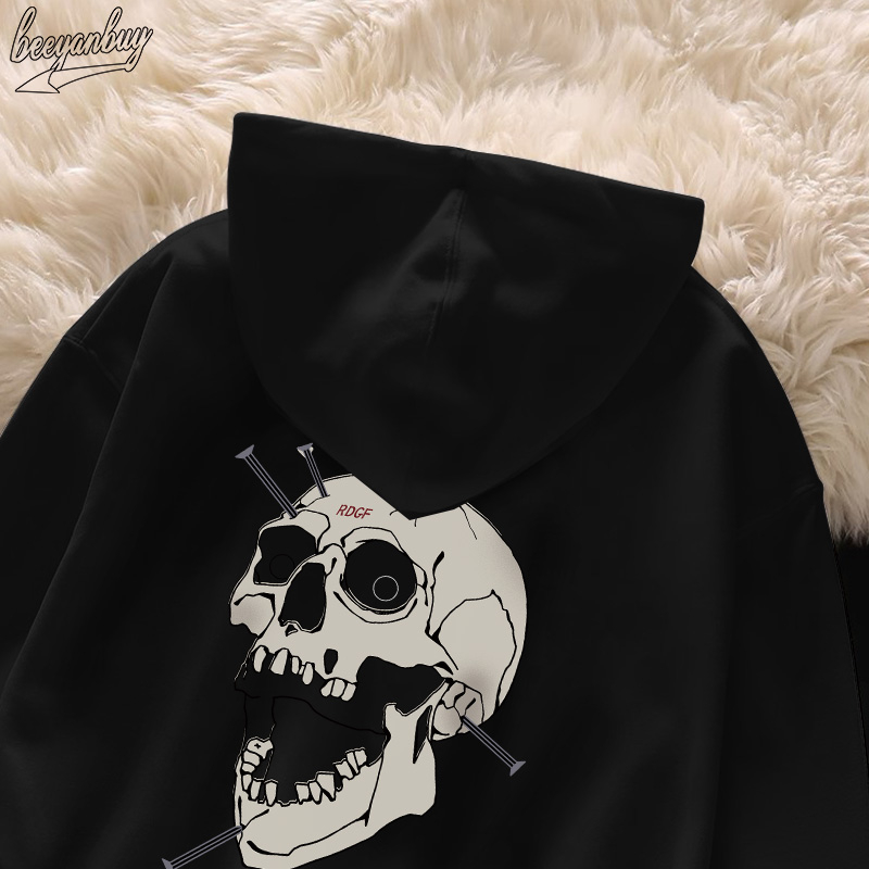 Áo Hoodie Cotton BEEYANBUY boy phố vintage thời trang in hình unisex 100% cotton-N0014