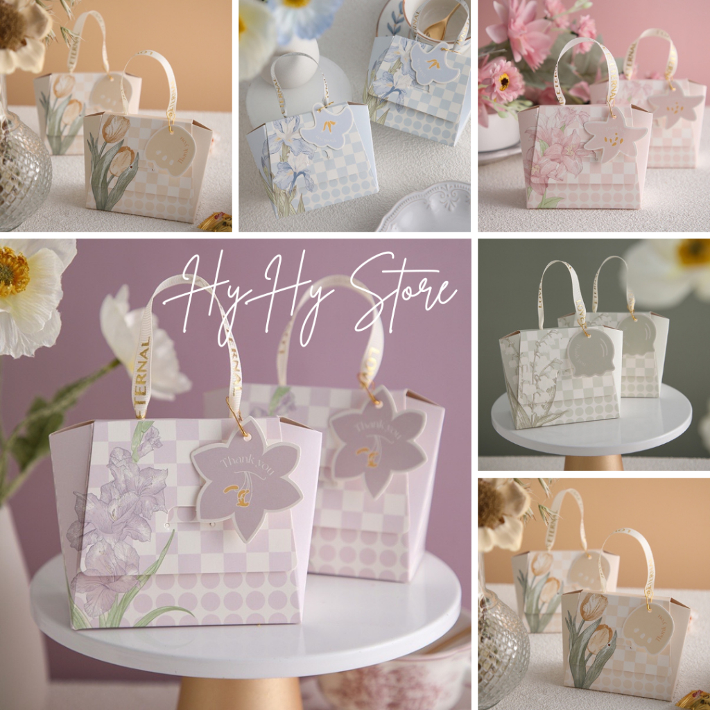 Hộp đựng quà siêu xinh có sẵn nhiều mẫu phong cách thanh lịch đựng mĩ phẩm bánh kẹo cao cấp