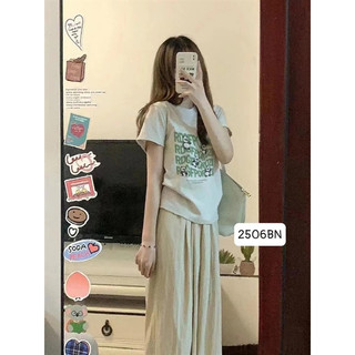 Bộ nữ áo chất thun quần thô 2506bn