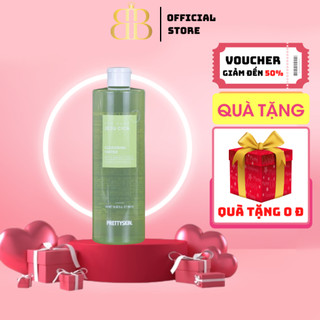 Nước Tẩy Trang Rau Má JEJU CICA PRETTYSKIN, Cho Da Dầu & Giảm Mụn - 500ml