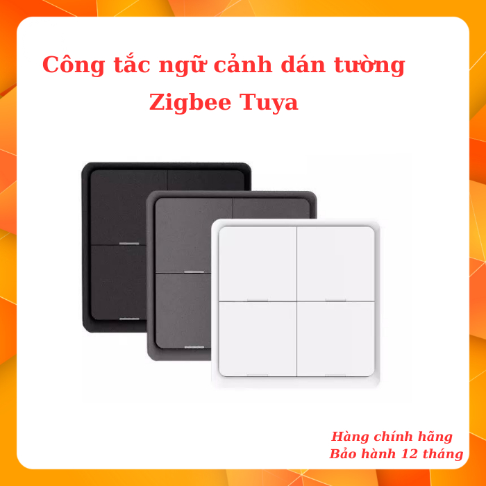 Công tắc ngữ cảnh dán tường Zigbee Tuya