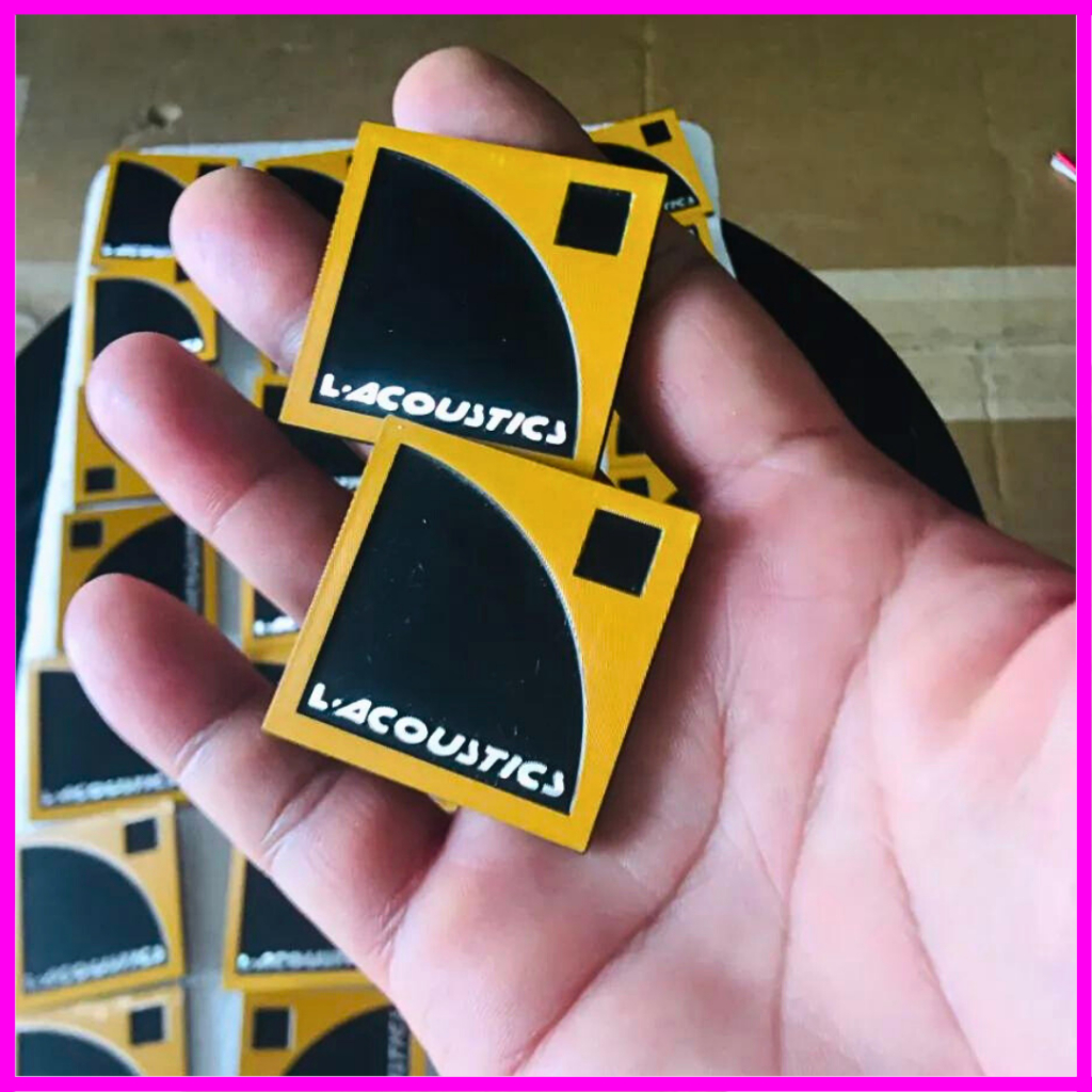 TEM LOA LACOUSTICS NHÔM, 4X4 CM, GIÁ 2 TEM