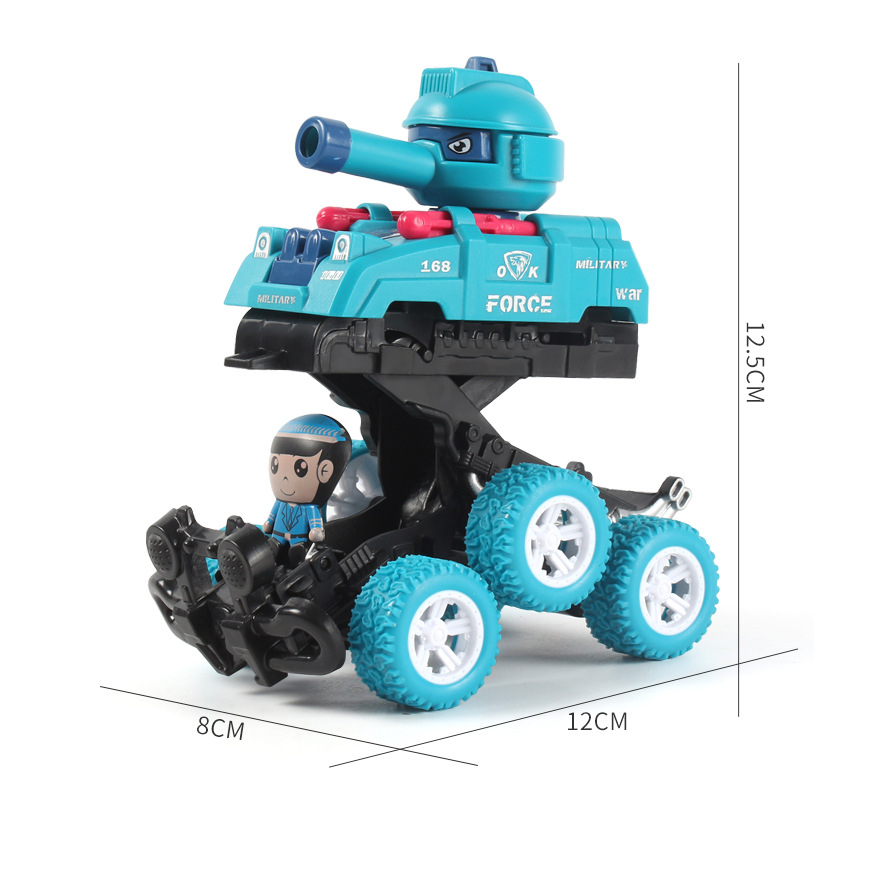 Đồ Chơi Ô Tô Xe Tăng Biến Hình Phát Triển Trí Tuệ Vận Động Cho Bé LUPAVA HF518-16