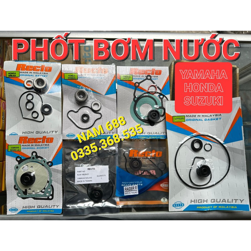 Phốt bơm nước Ex135-150-155-WINNER-RAIDER FI-AB-VARIO-SONIC 150