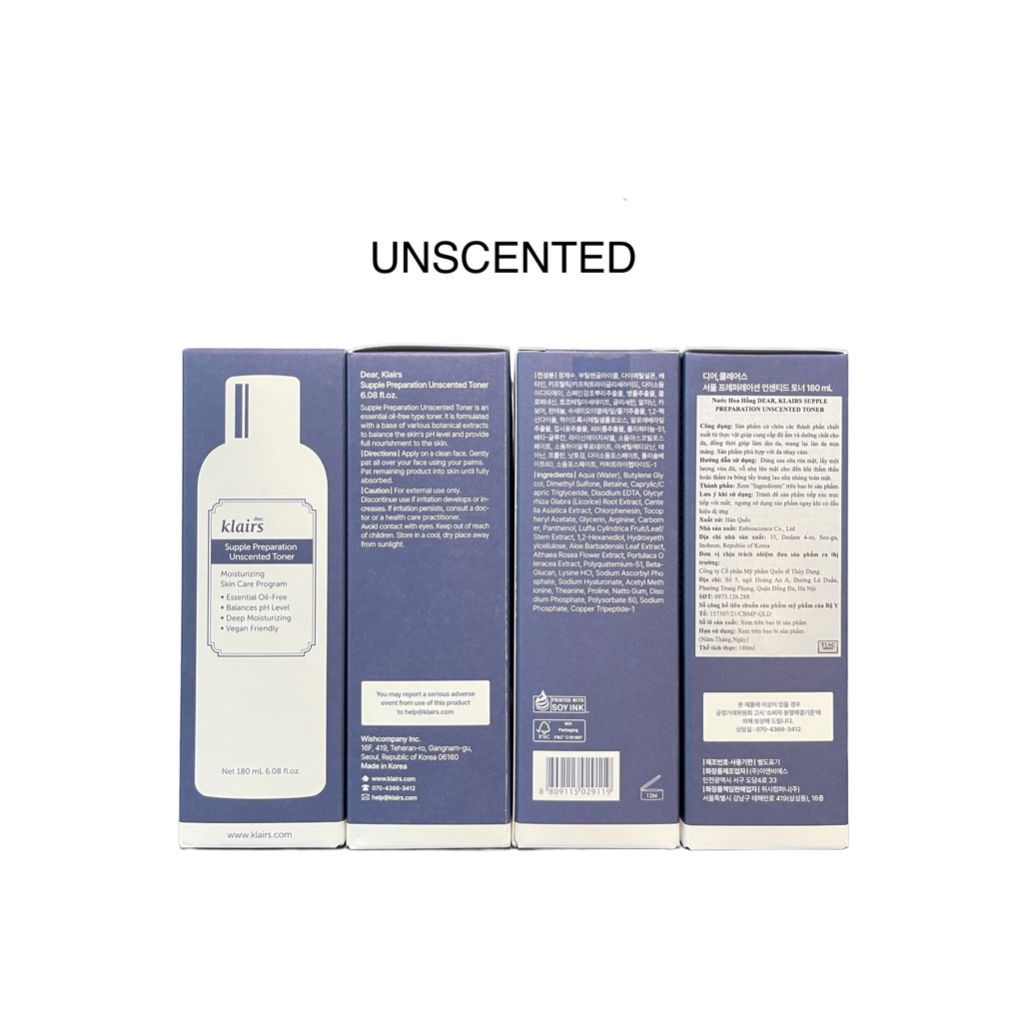 Nước Hoa Hồng Cho Da Nhạy Cảm Dear Klairs Supple Preparation Toner