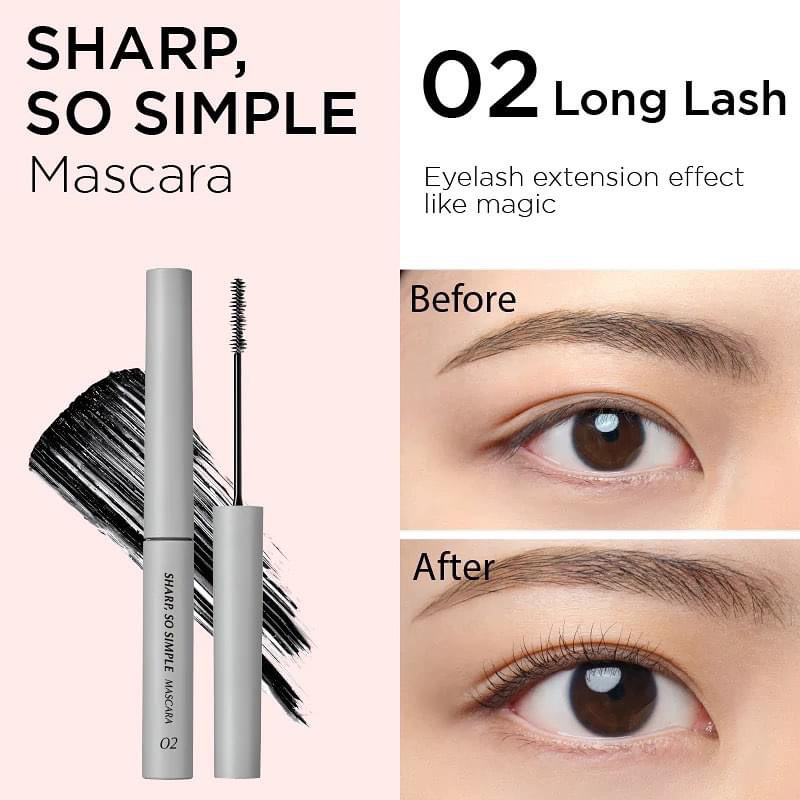 Mascara đầu nhỏ Clio Sharp So Simple mẫu mới nhất 2023