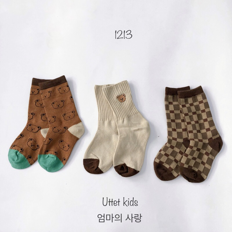 SÉT TẤT PHONG CÁCH HÀN QUỐC  DÀNH CHO BÉ GÁI VÀ BÉ TRAI CHẤT RẤT ĐẸP