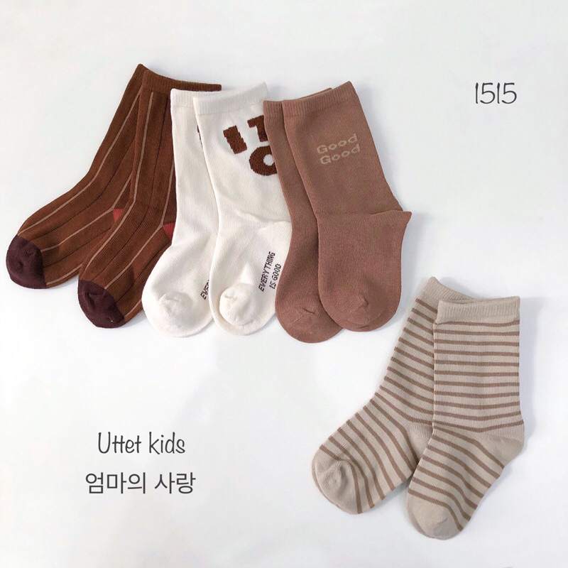 SÉT TẤT PHONG CÁCH HÀN QUỐC  DÀNH CHO BÉ GÁI VÀ BÉ TRAI CHẤT RẤT ĐẸP