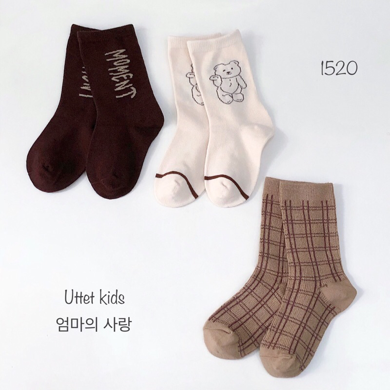 SÉT TẤT PHONG CÁCH HÀN QUỐC  DÀNH CHO BÉ GÁI VÀ BÉ TRAI CHẤT RẤT ĐẸP