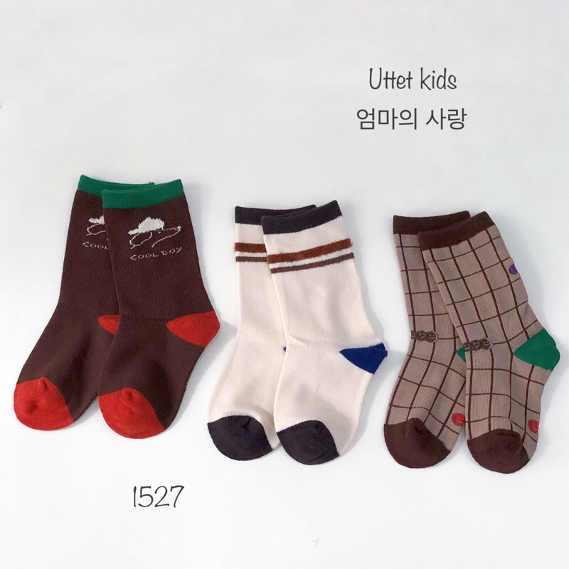 SÉT TẤT PHONG CÁCH HÀN QUỐC  DÀNH CHO BÉ GÁI VÀ BÉ TRAI CHẤT RẤT ĐẸP