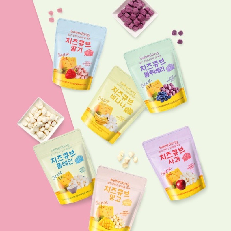 Phomai Hoa Quả Sấy Lạnh Bebedang Hàn Quốc Cho Bé Ăn Dặm