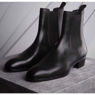 CHELSEA BOOTS Giày Bốt Nam Cao Cấp Da Bò Nguyên Tấm Nhập Khẩu Banglades Đế Cao 5cm - TDK Shoemaker