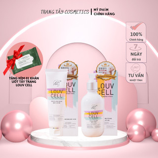 [ Chính hãng ] Kem dưỡng trắng da body Louv Cell Crystal Whitening Body Lotion 120ml và 250ml