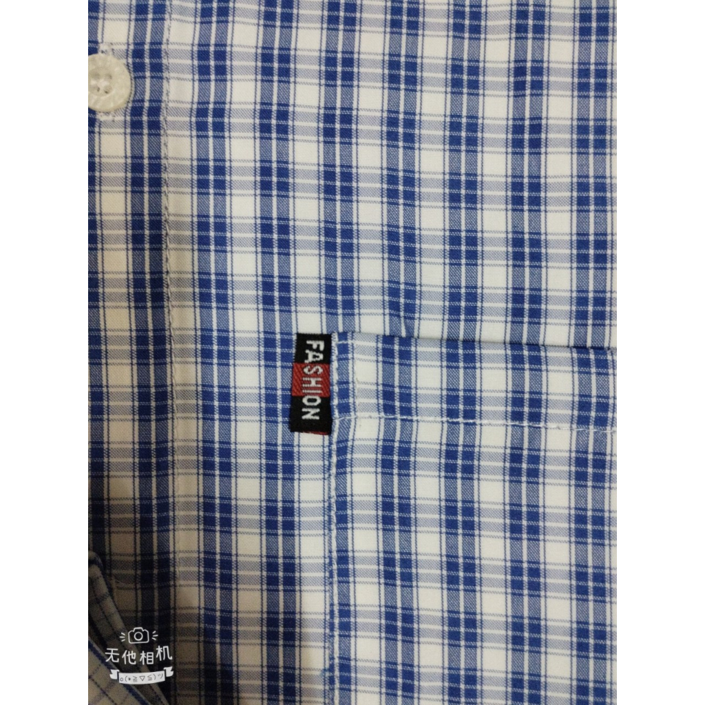 Áo sơ mi nam caro tay dài có cổ có túi vải mềm mát không nhăn không xù lông AKATE12