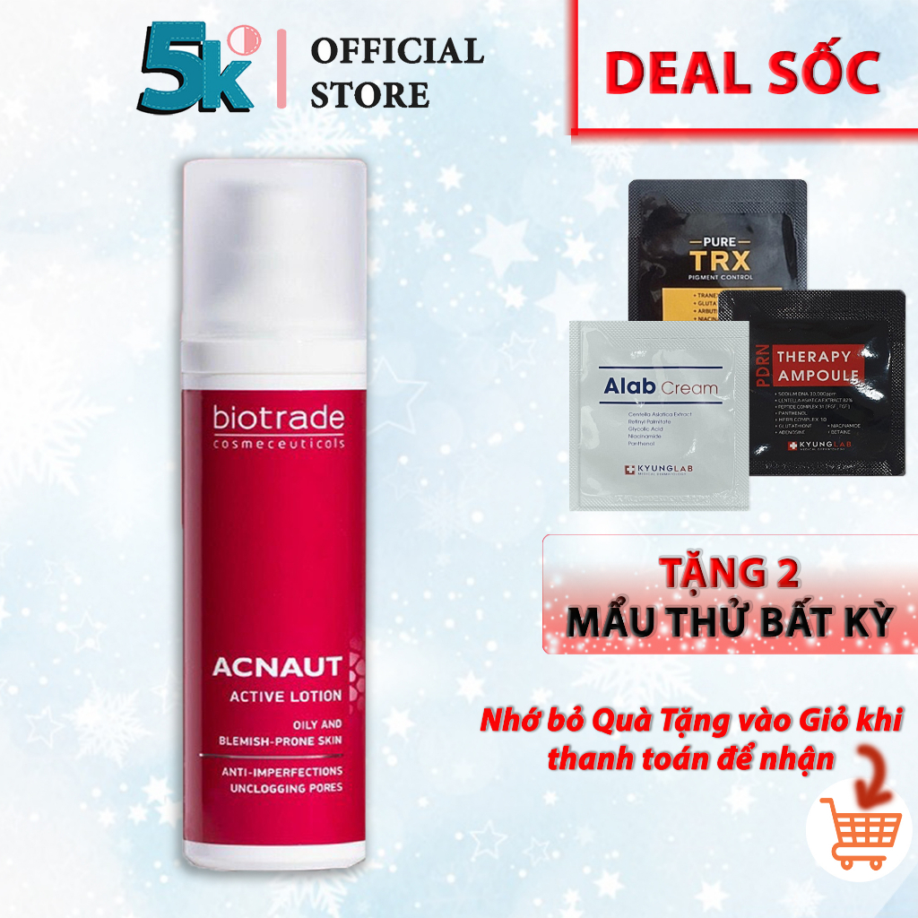 Lotion chấm mụn Biotrade Acnaut Active - Dung dịch ngừa giảm mụn hoạt tính