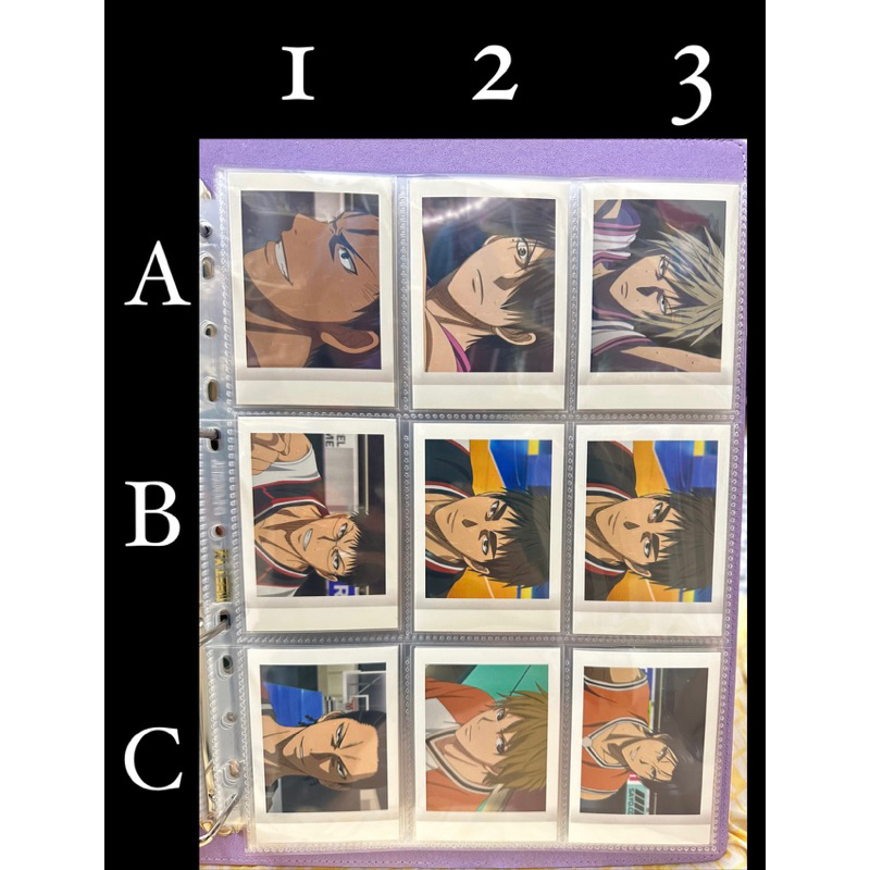 Set 2 - Card Kuroko No Basket Ver 2