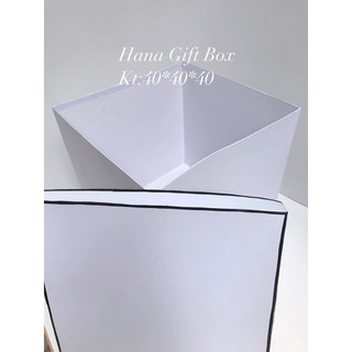hộp quà lớn full trắng size 40*40*40 #HanaGiftBox